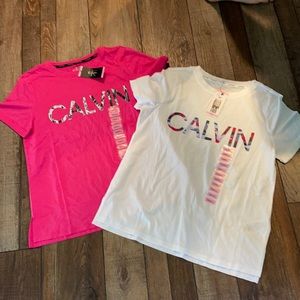 Calvin Klein 2 shirt bundle both NWT